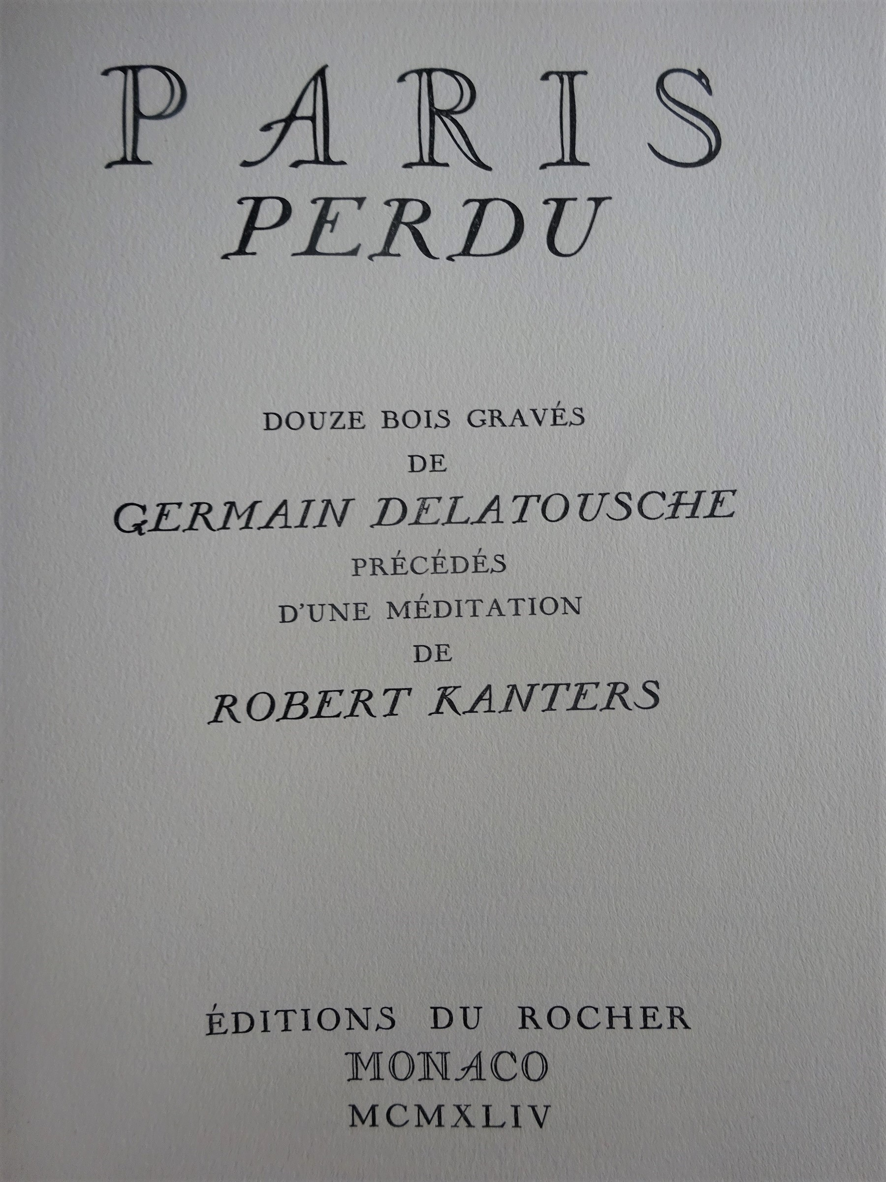 Paris perdu.