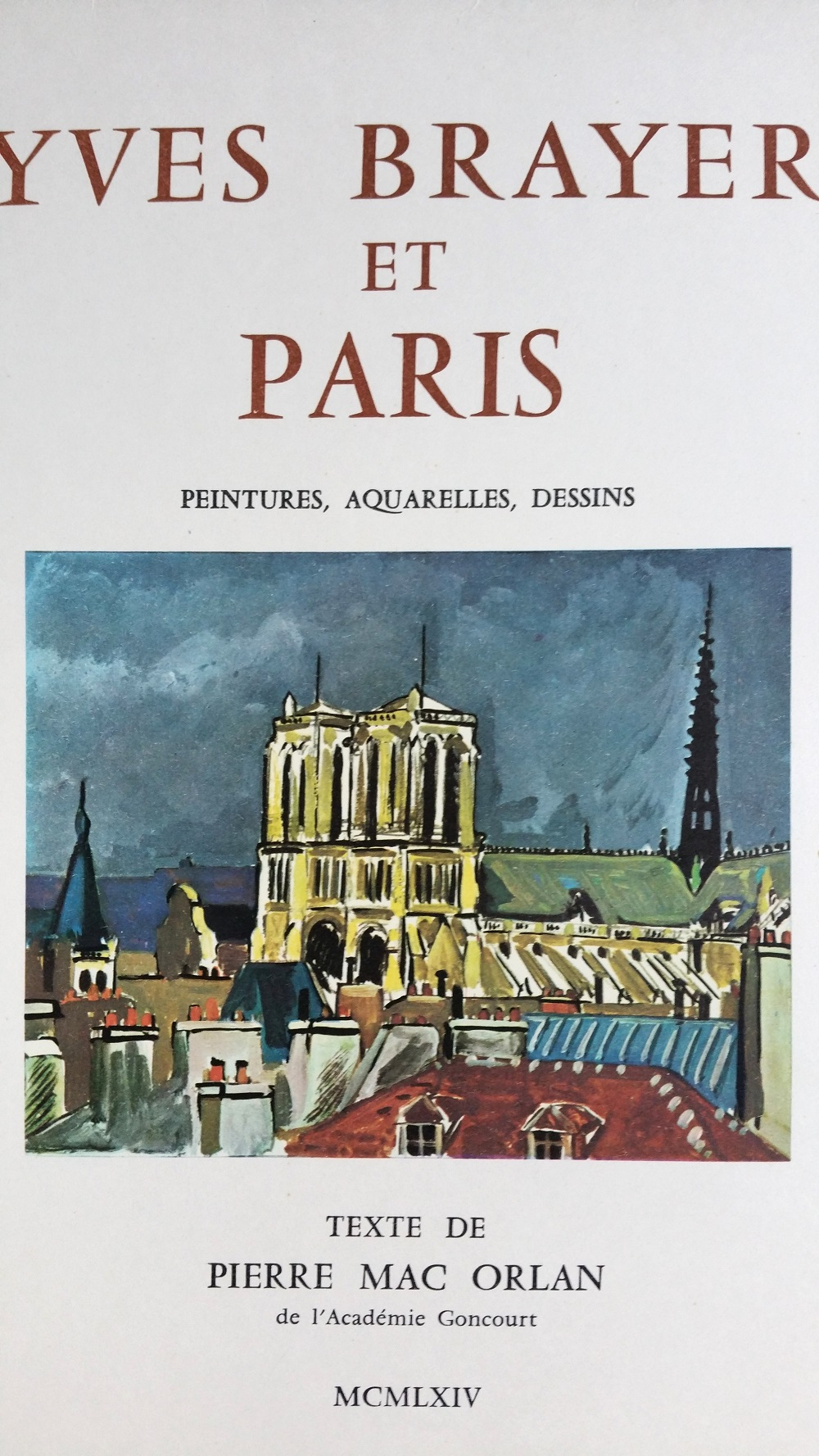 Yves Brayer et Paris