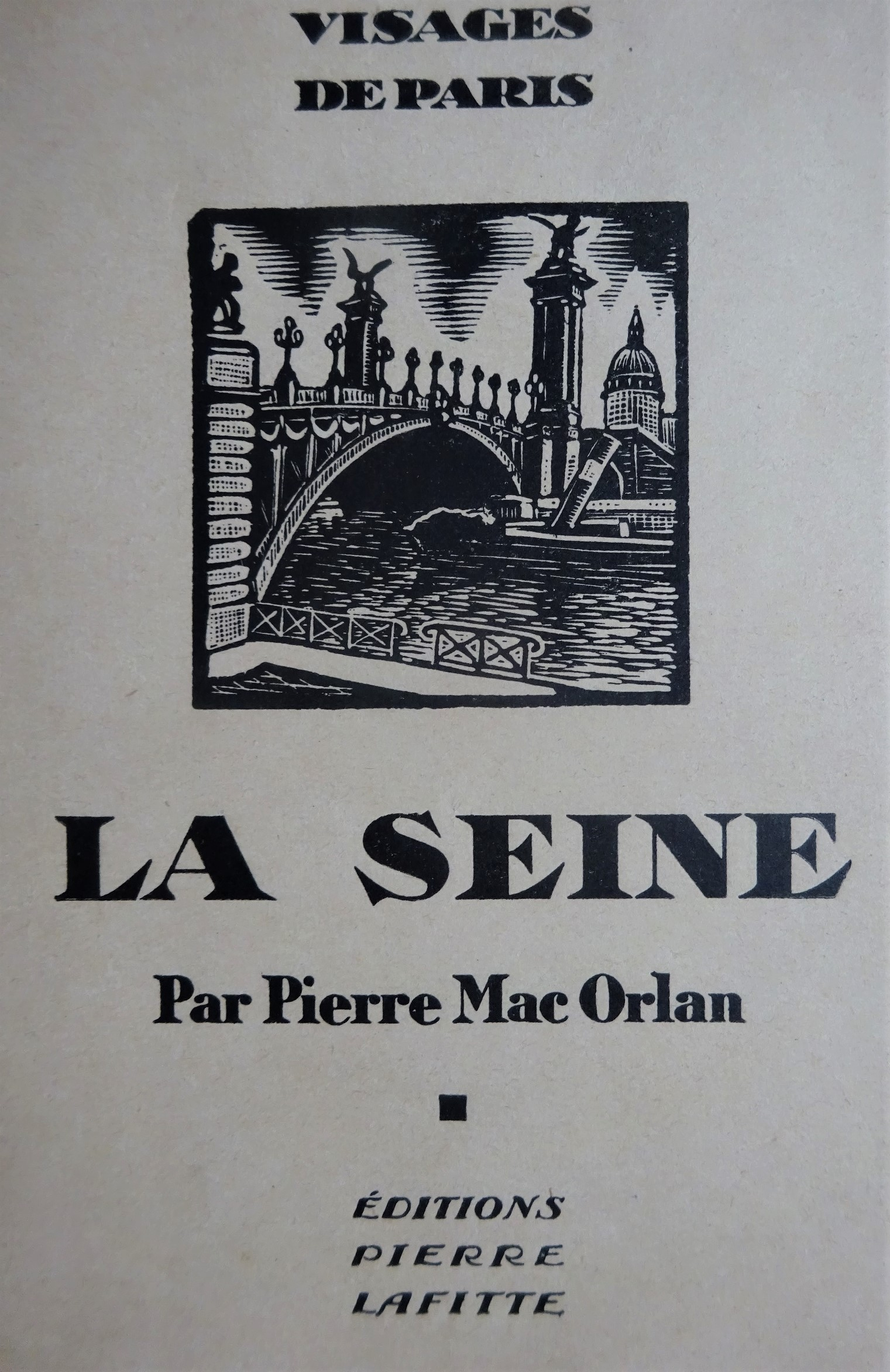 La Seine Pierre Mac Orlan