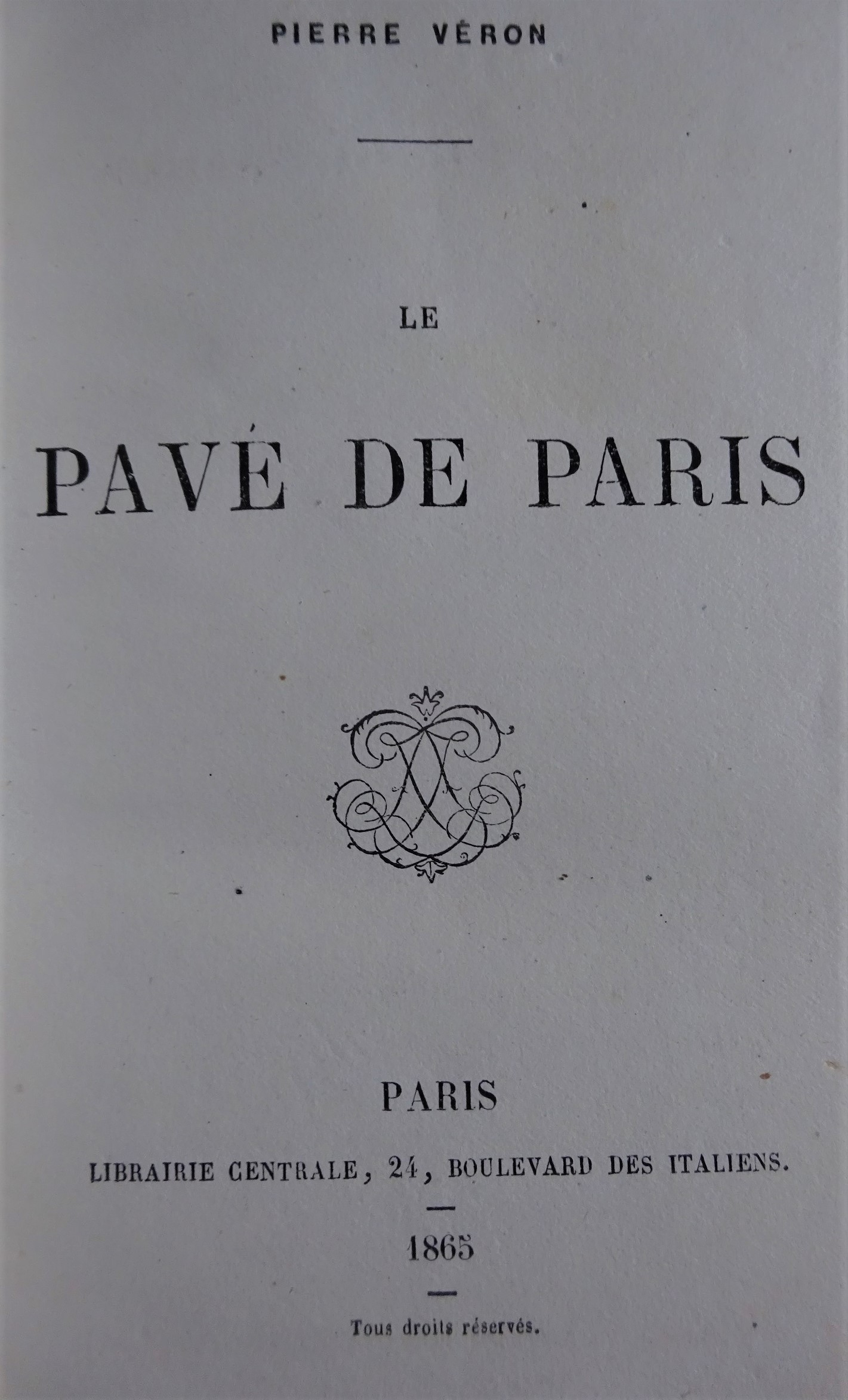 Le pavé de Paris