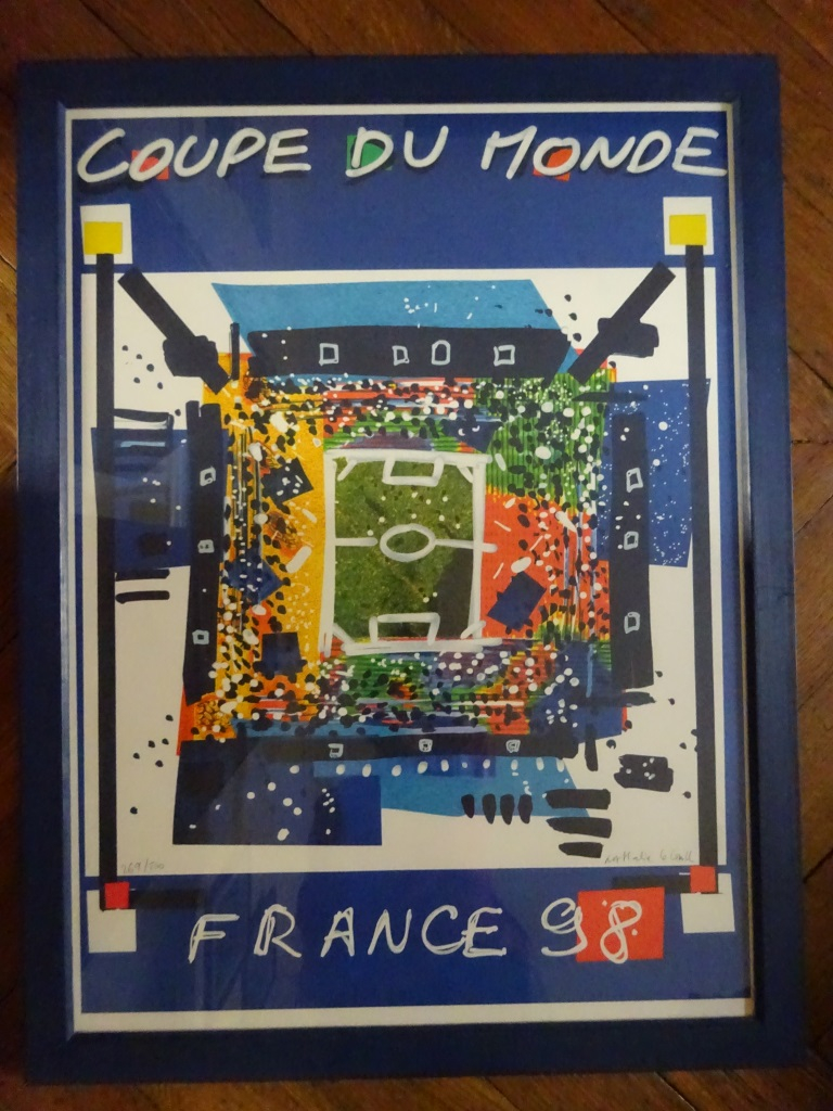 Affiche de la Coupe du Monde de Football. France 98.