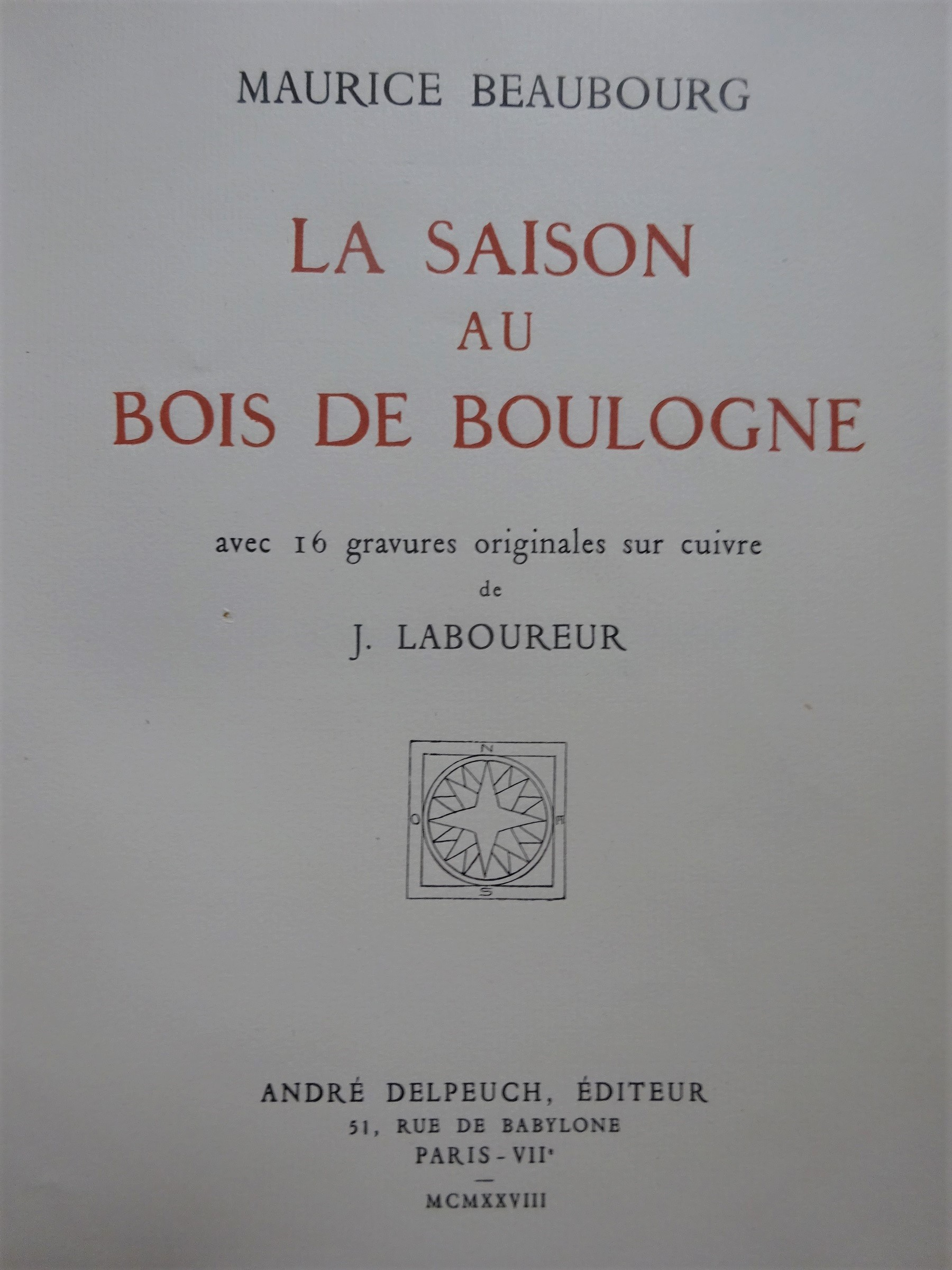 La Saison au Bois de Boulogne.