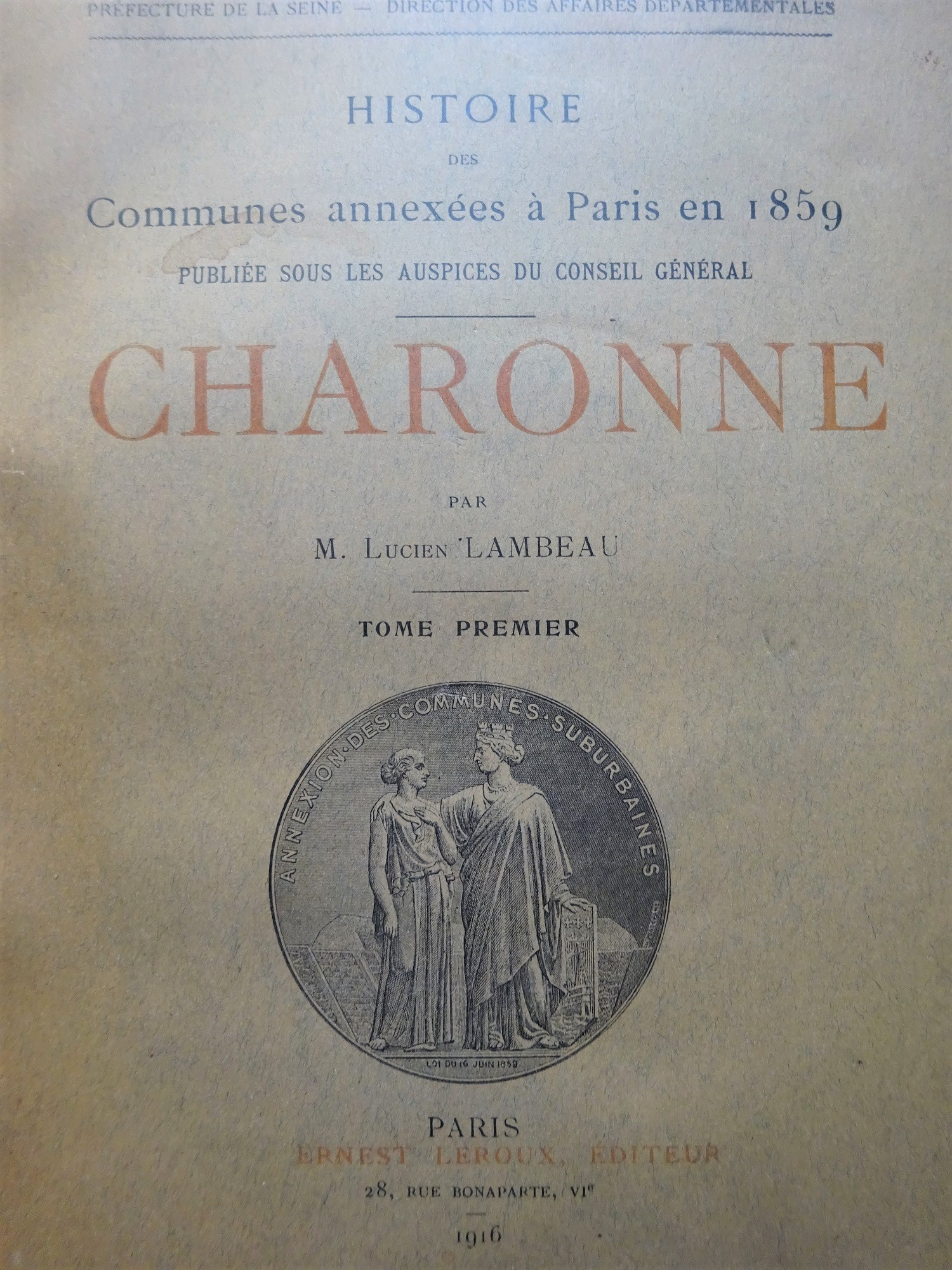 Charonne Volume I