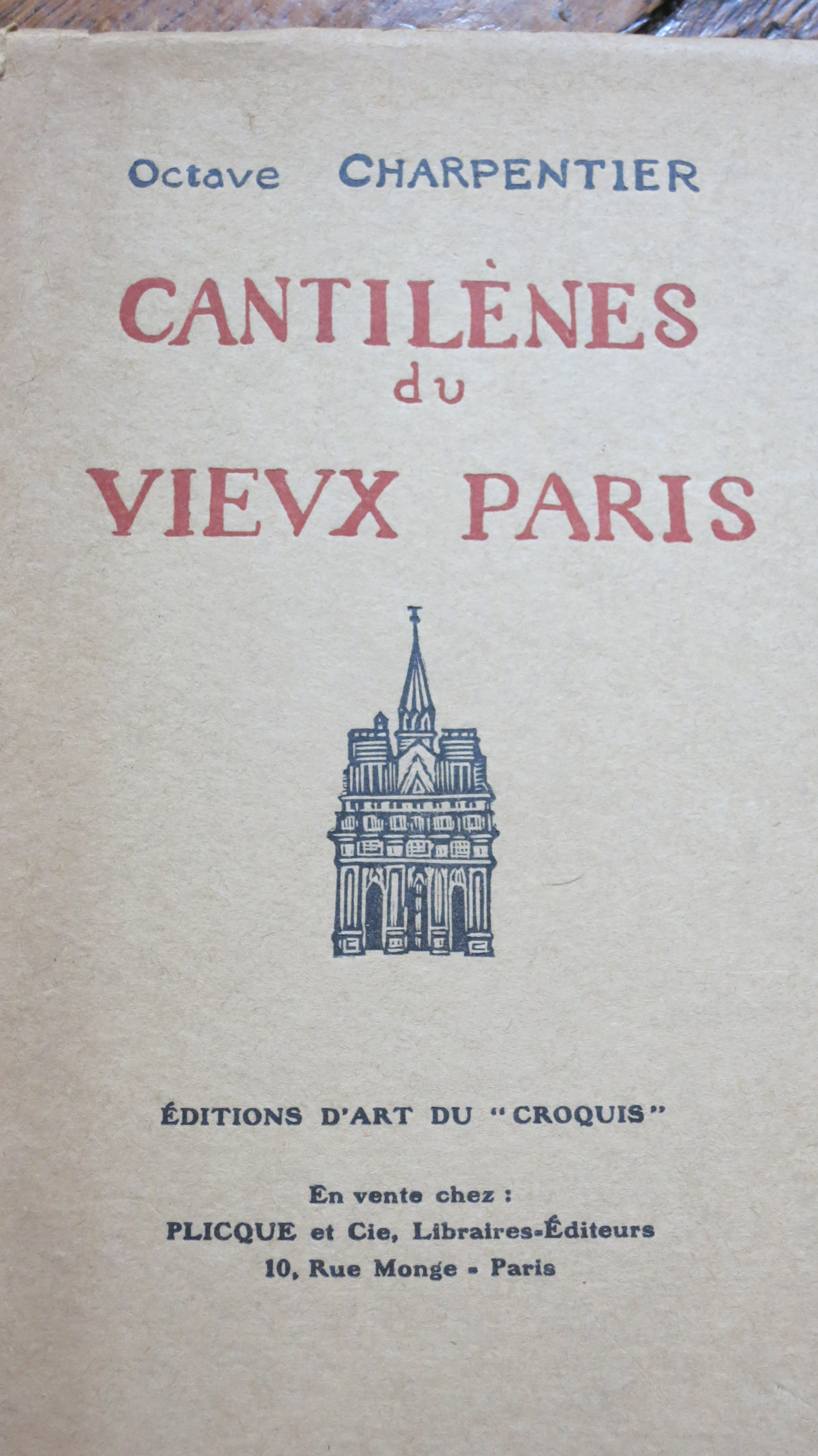 Cantilène du vieux Paris