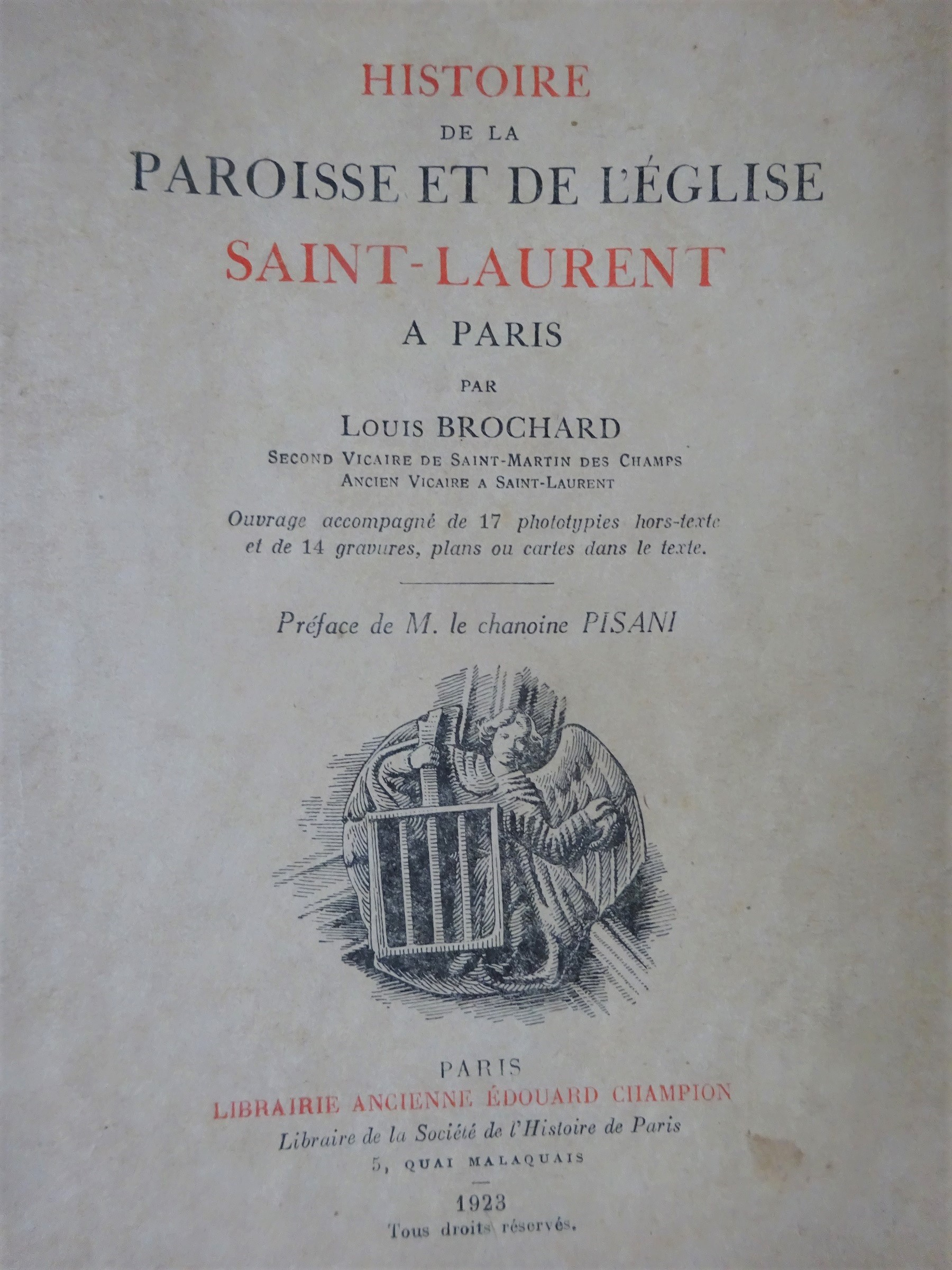 Histoire de la paroisse et de l'église Saint Laurent à Paris