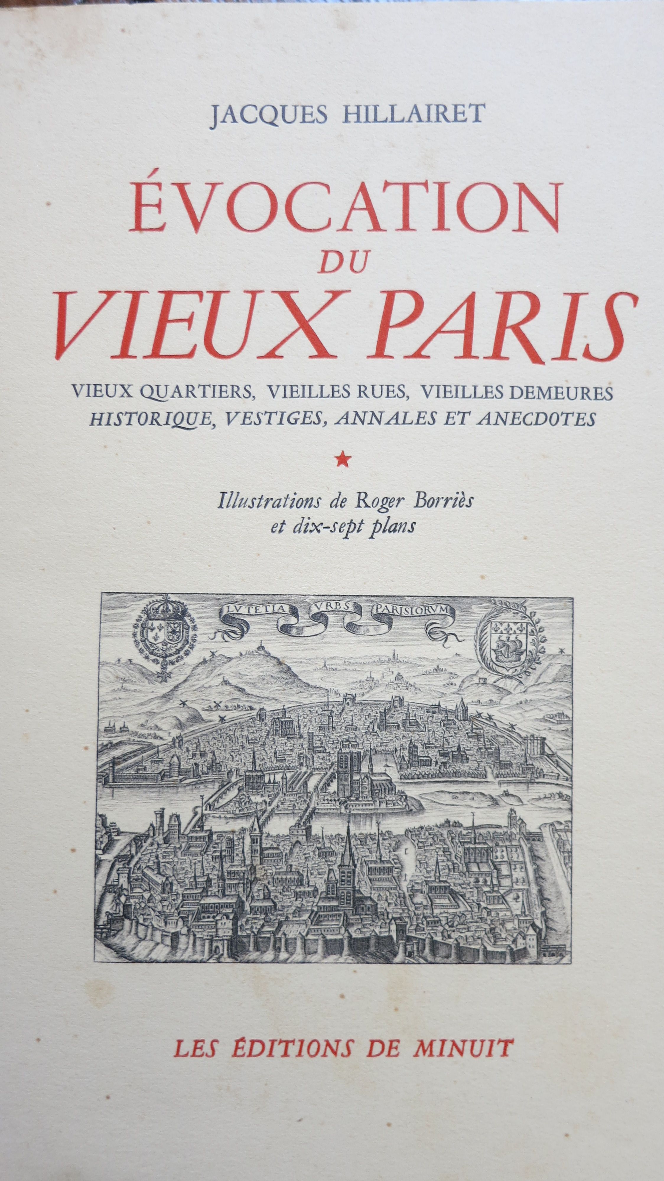 Evocation du vieux Paris Vieux quartiers Les Faubourgs Les Villages