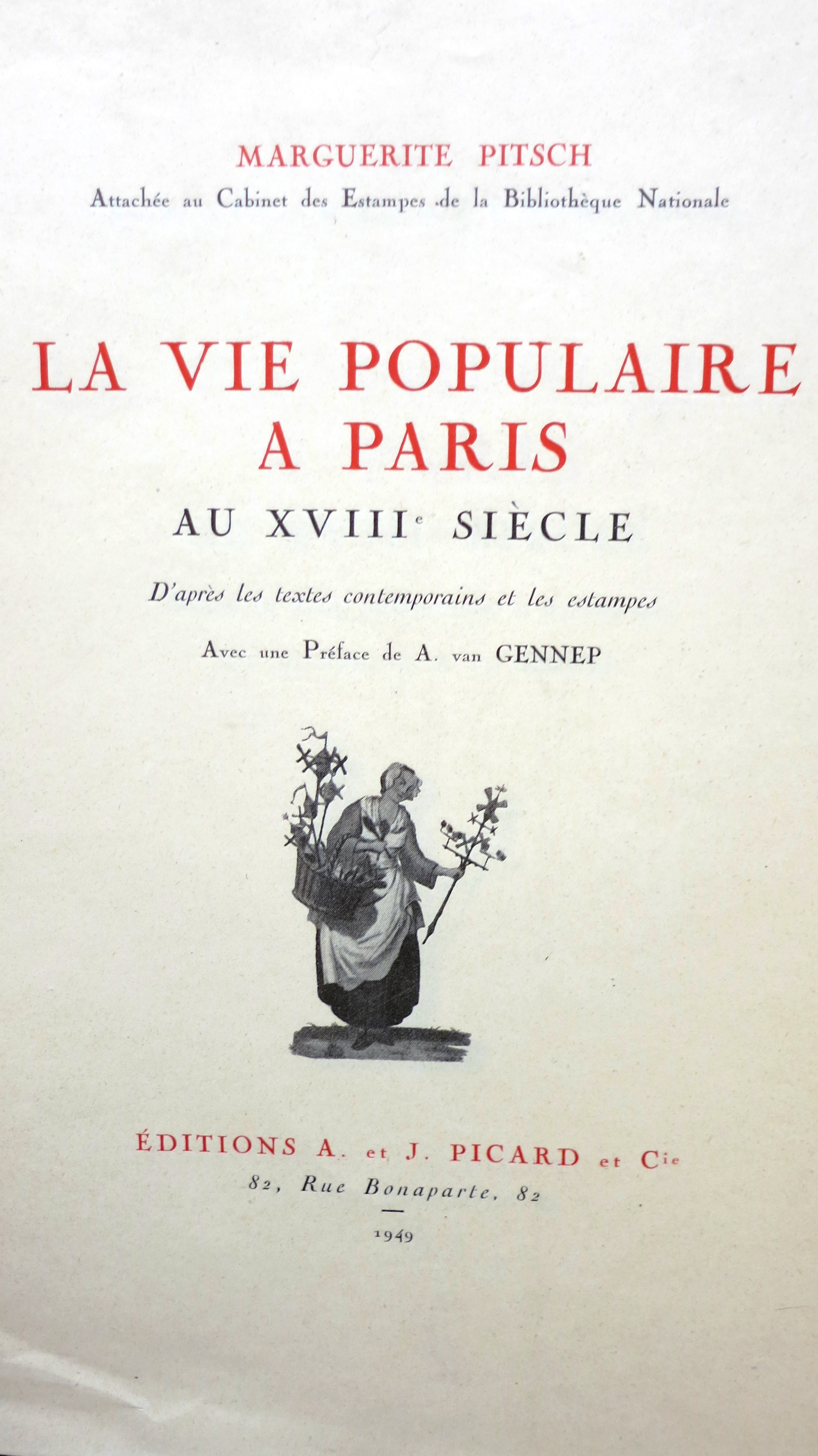 La vie populaire à Paris au XVIIIe siècle