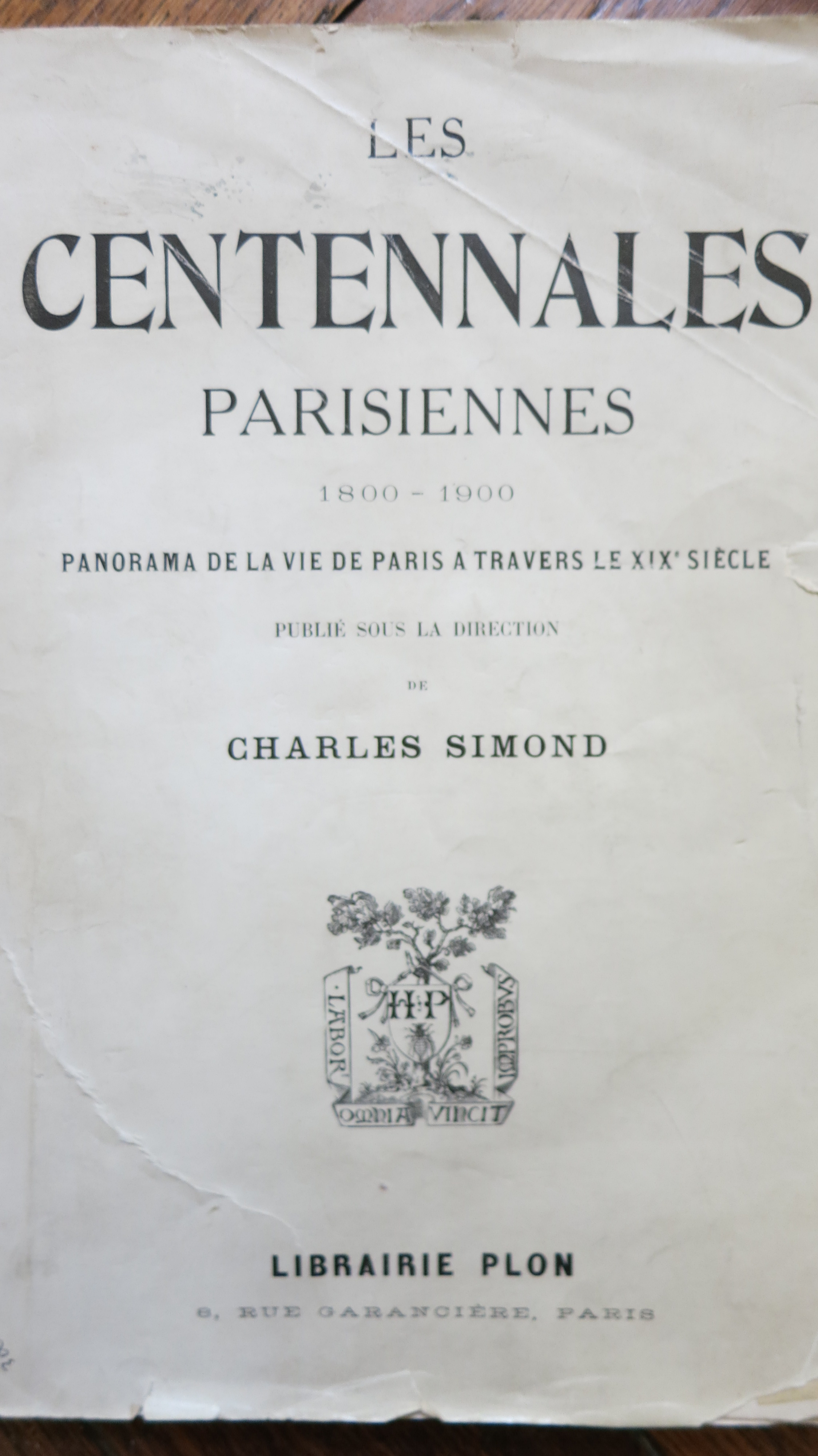 Les centennales parisiennes