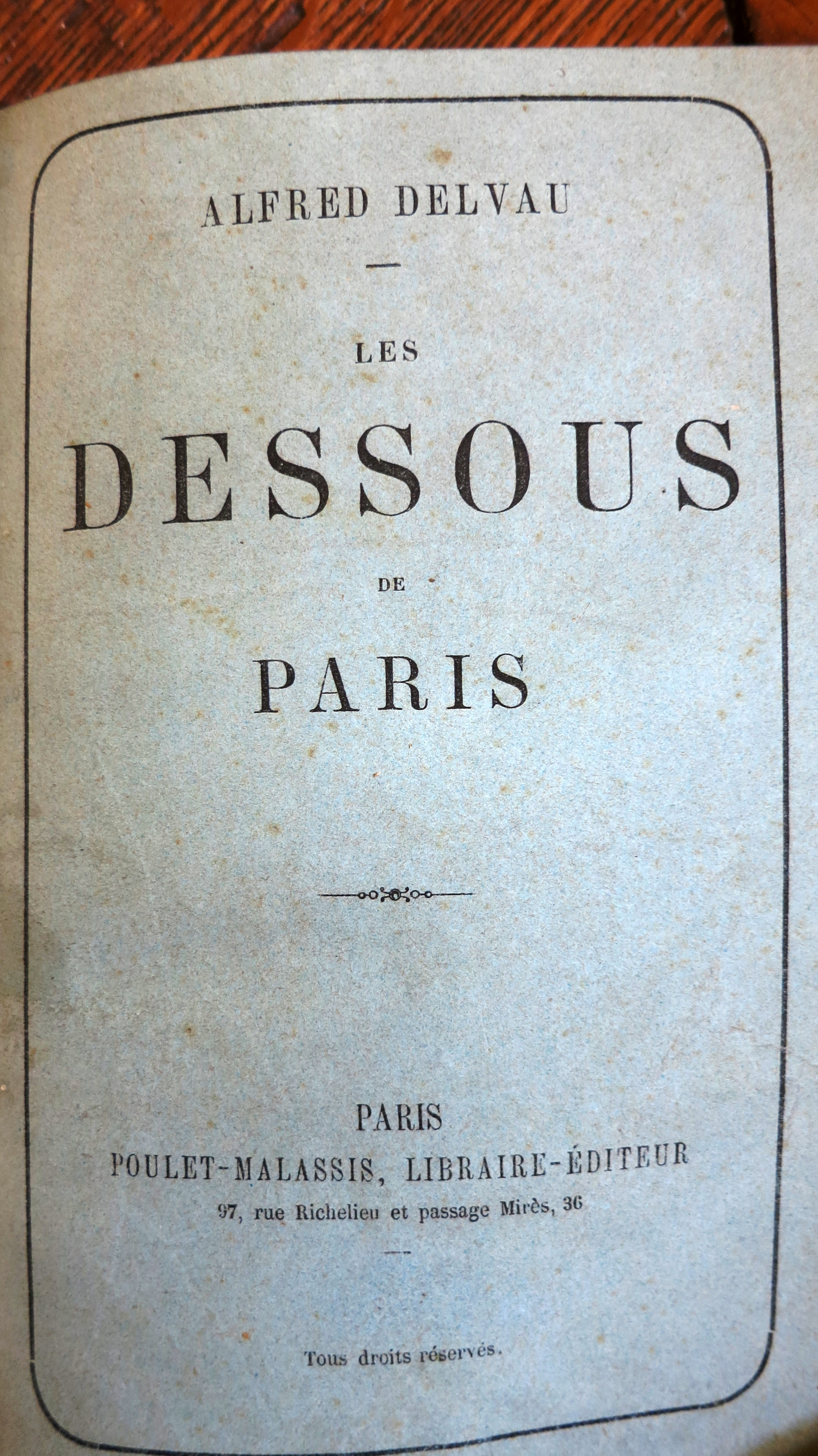 Les dessous de Paris