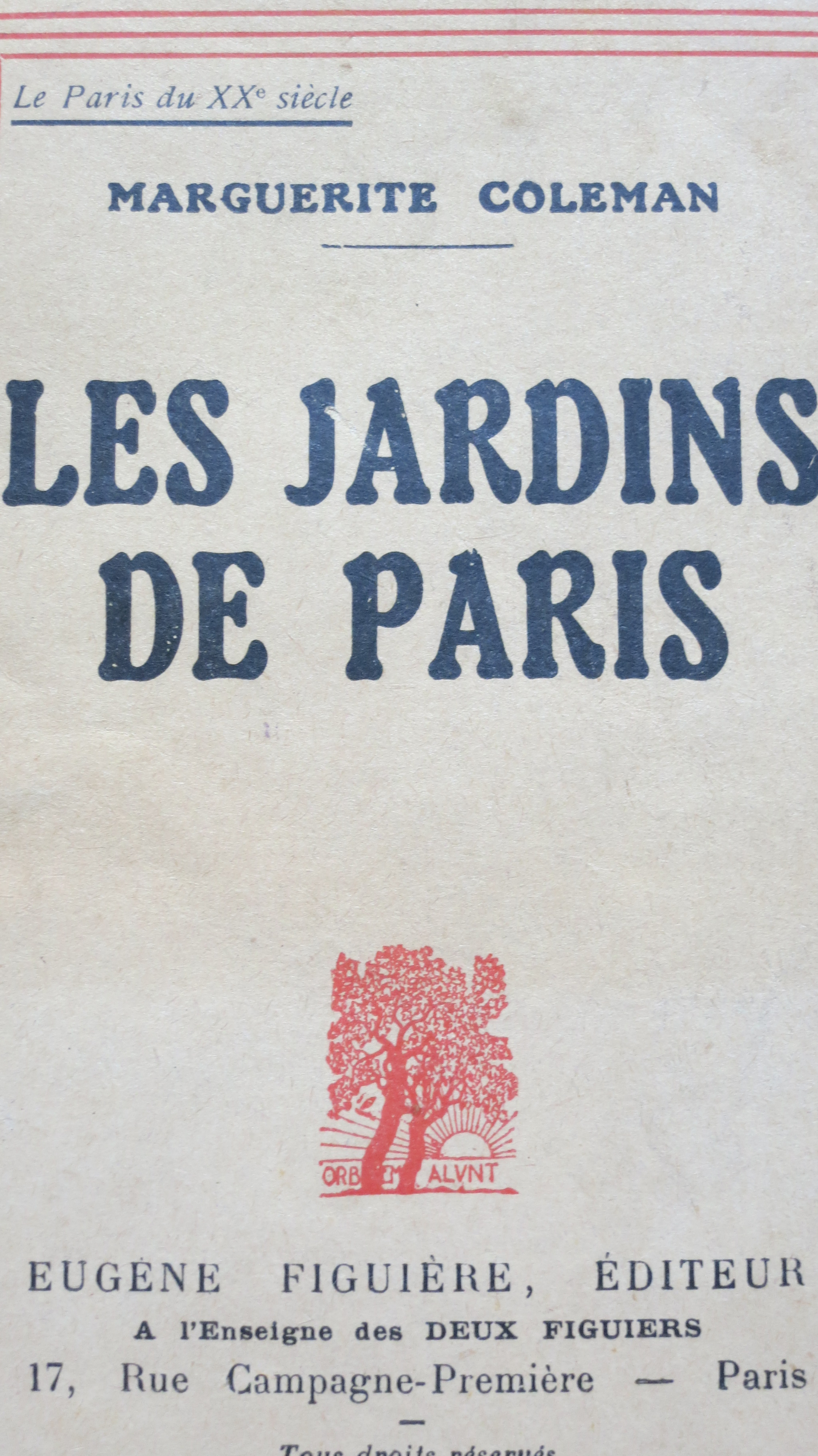 Les jardins de Paris