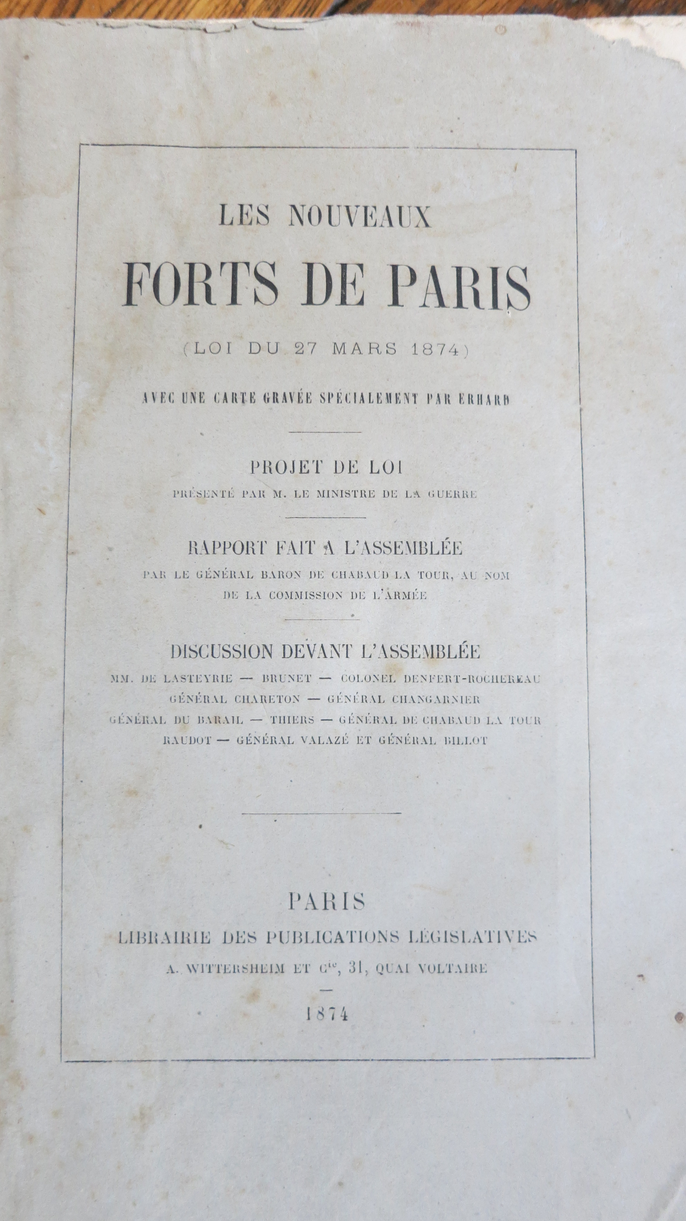 Les nouveaux forts de Paris