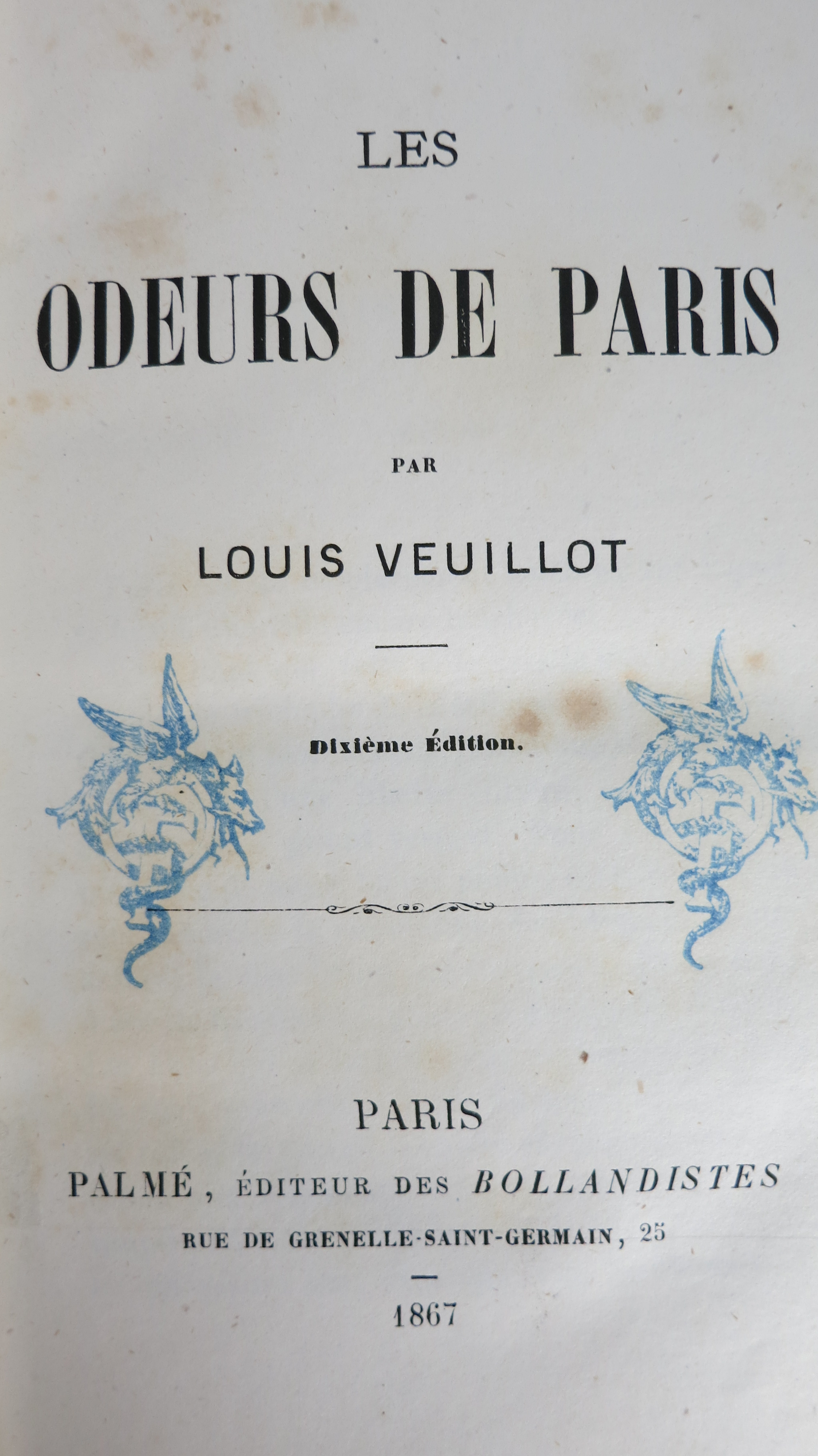 Les odeurs de Paris