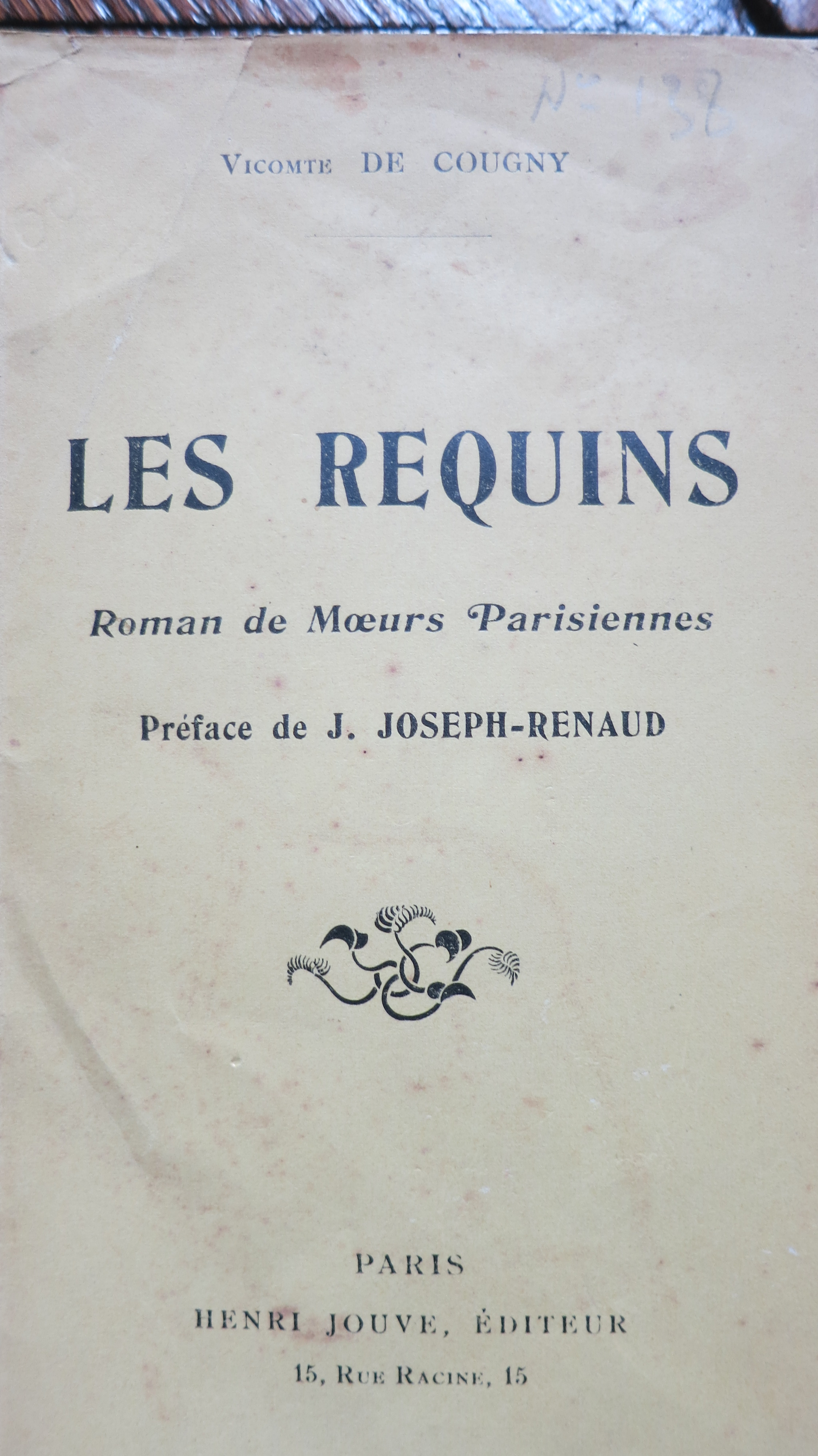 Les Requins Romans de moeurs parisiennes