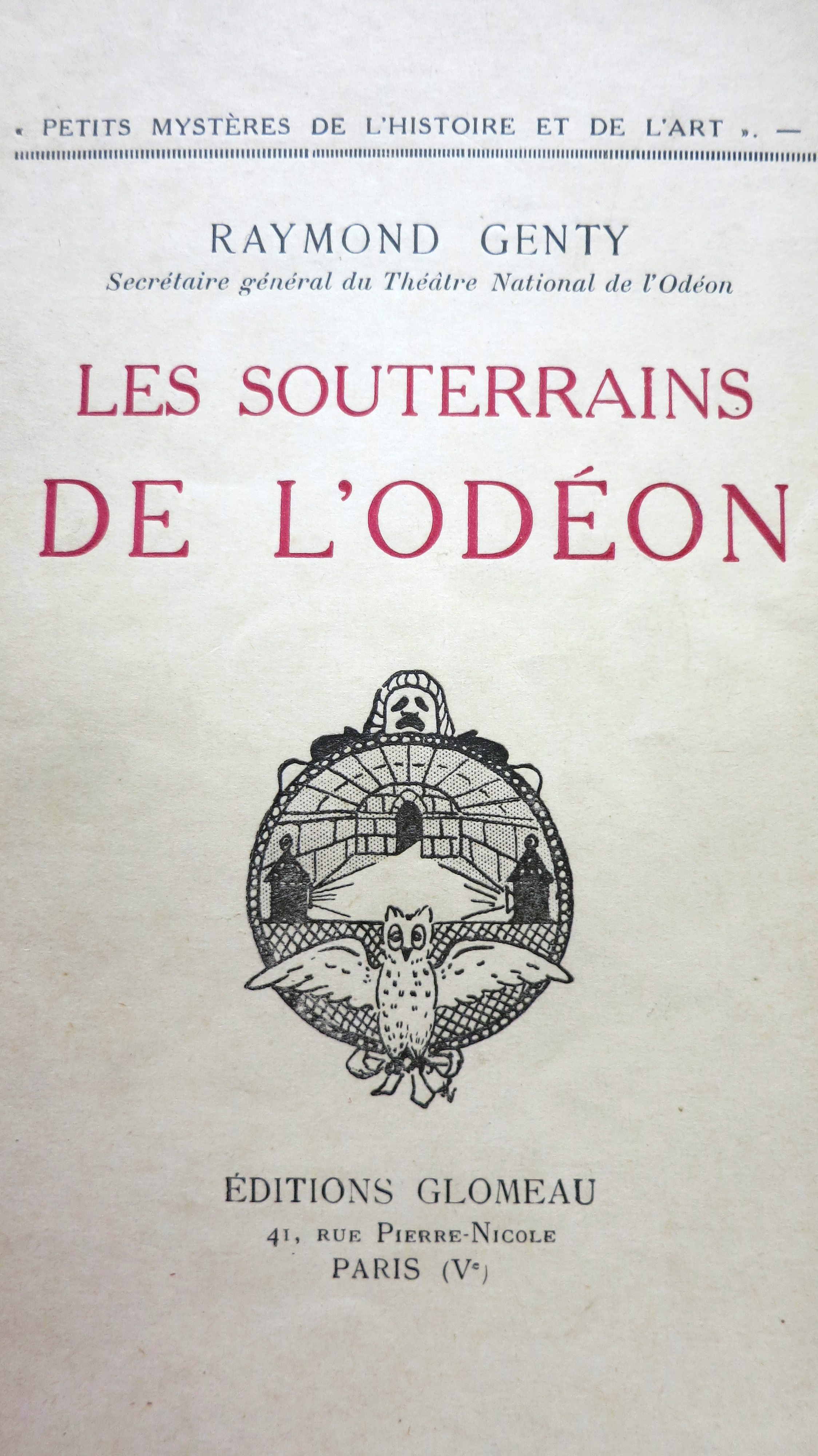 Les souterrains de l'Odéon