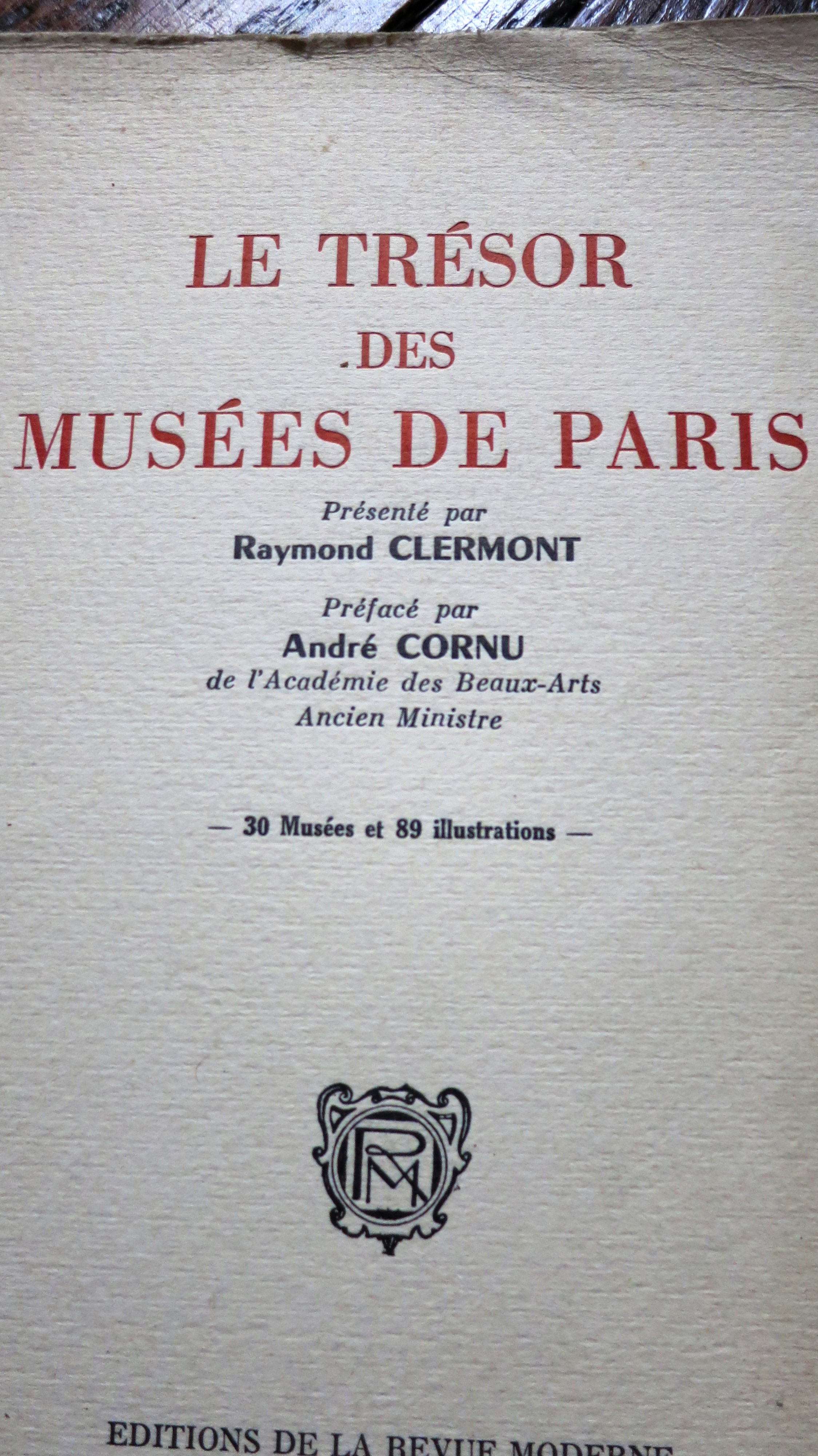 Le Trésor des Musées de Paris