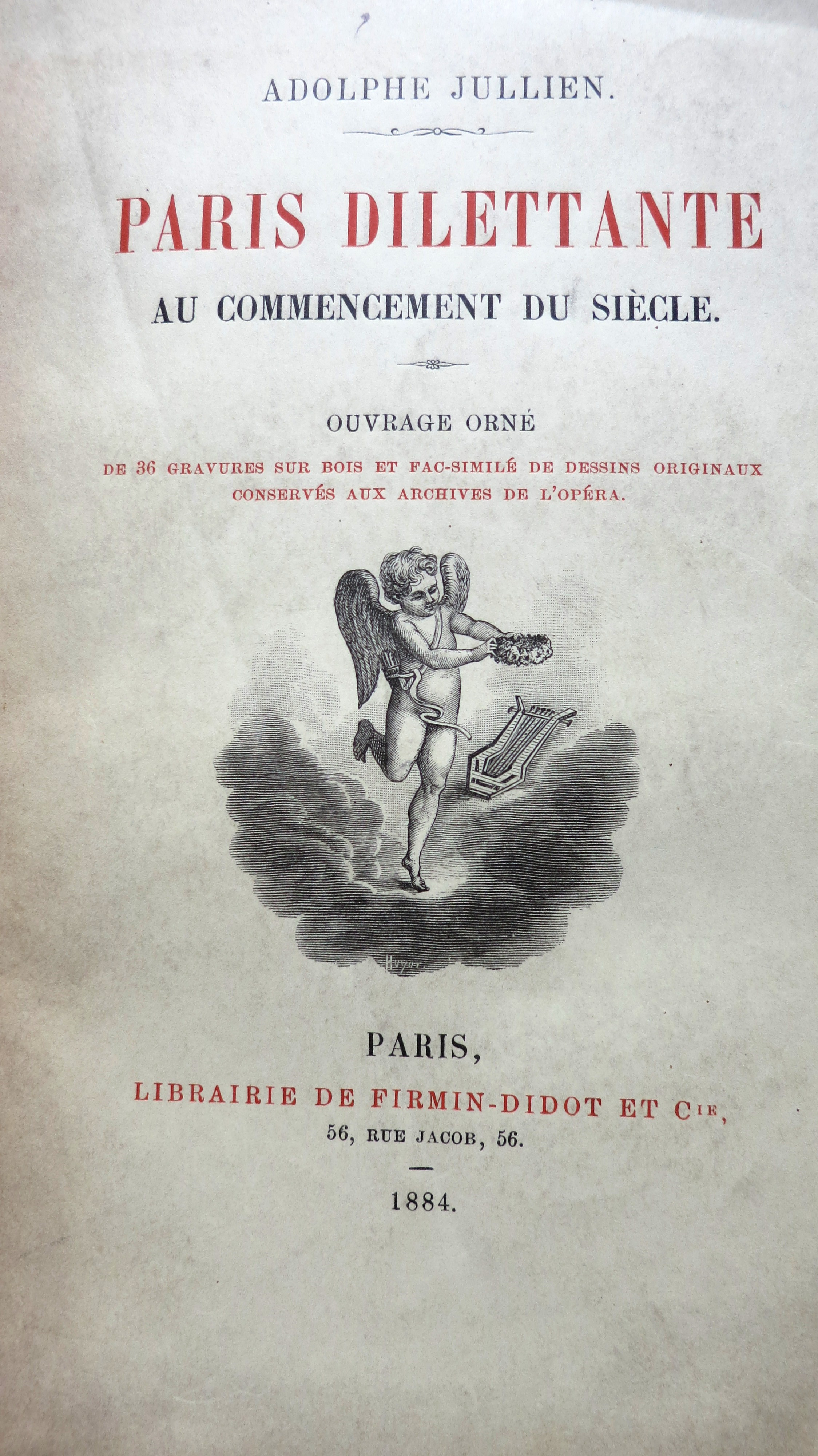 Paris dilettante au commencement du siècle