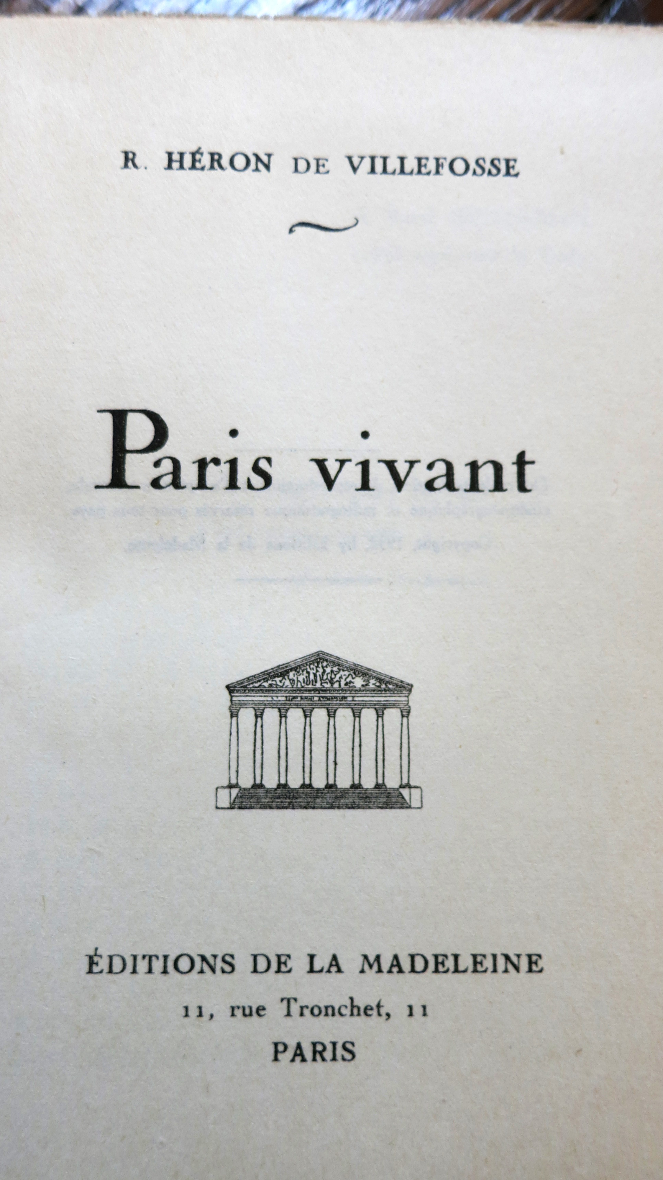 Paris vivant