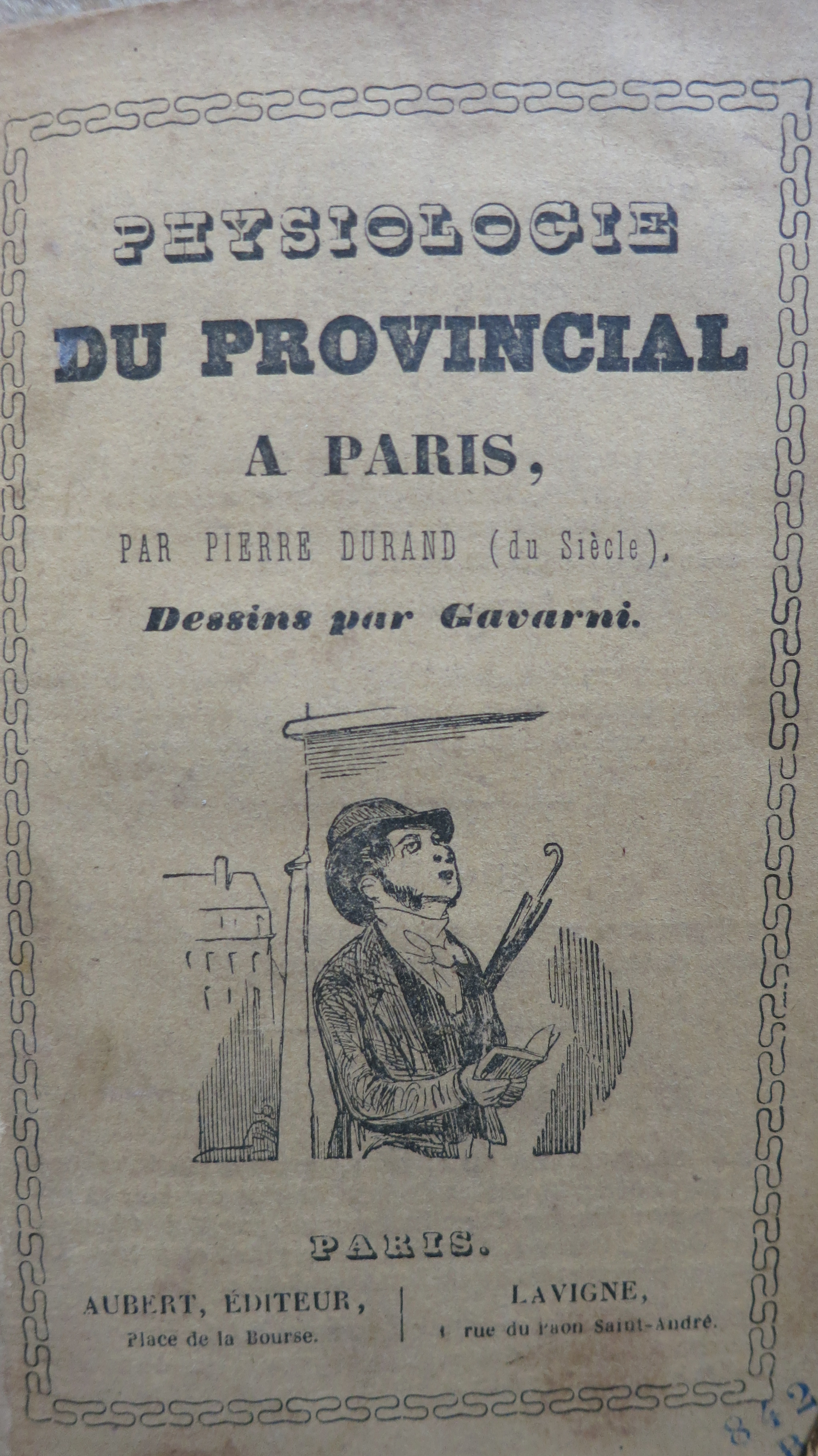Physiologie du provincial à Paris