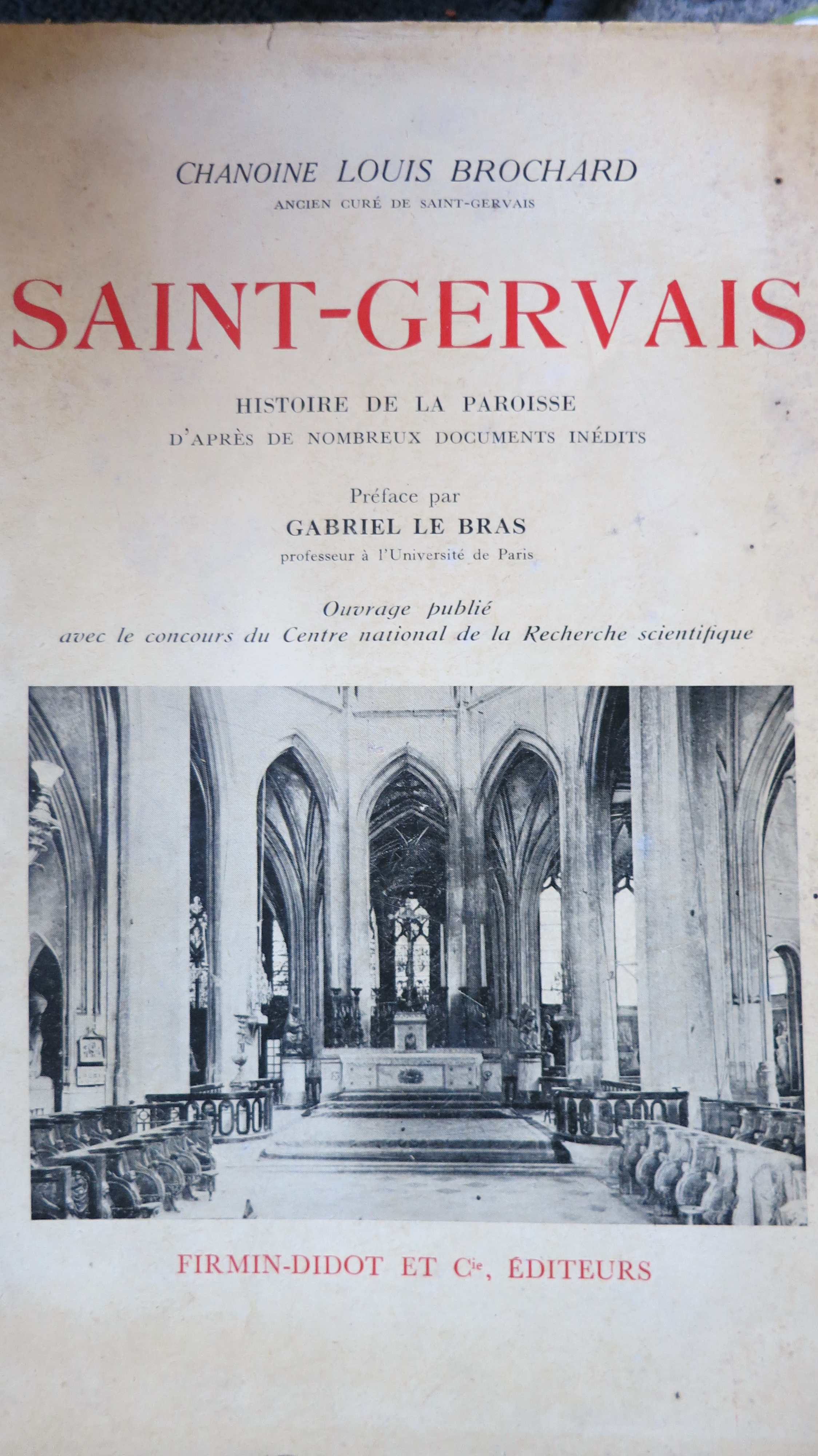 Saint Gervais Histoire de la paroisse