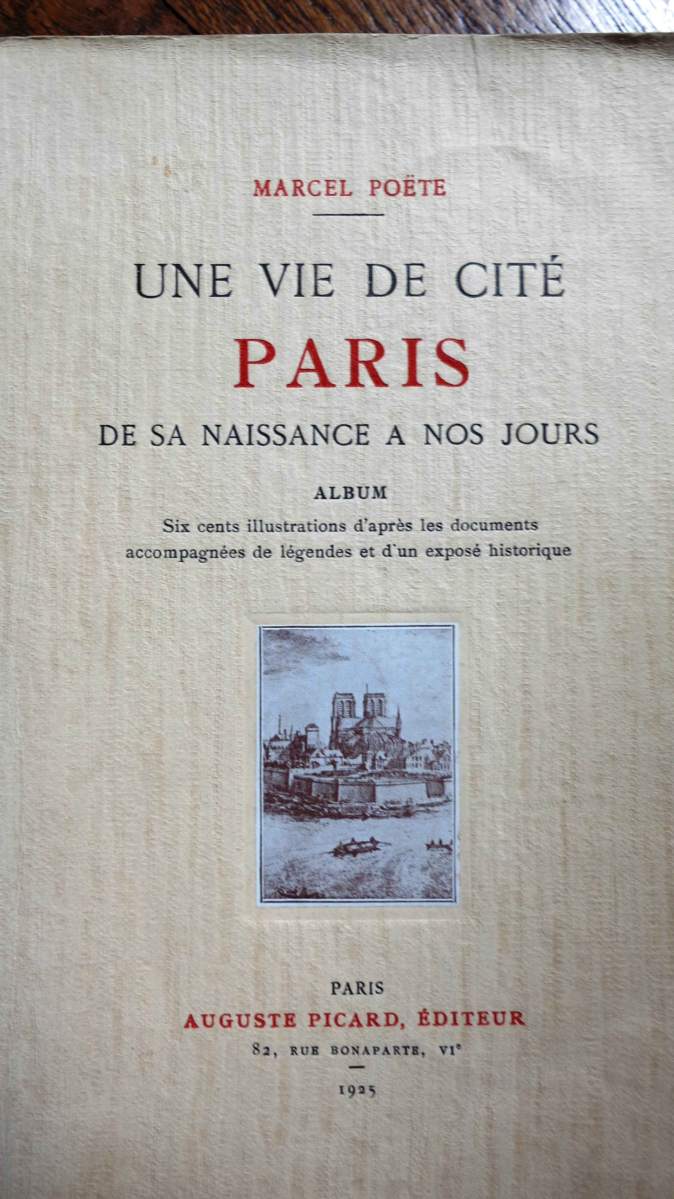 Une vie de cité Paris de sa naissance à nos jours