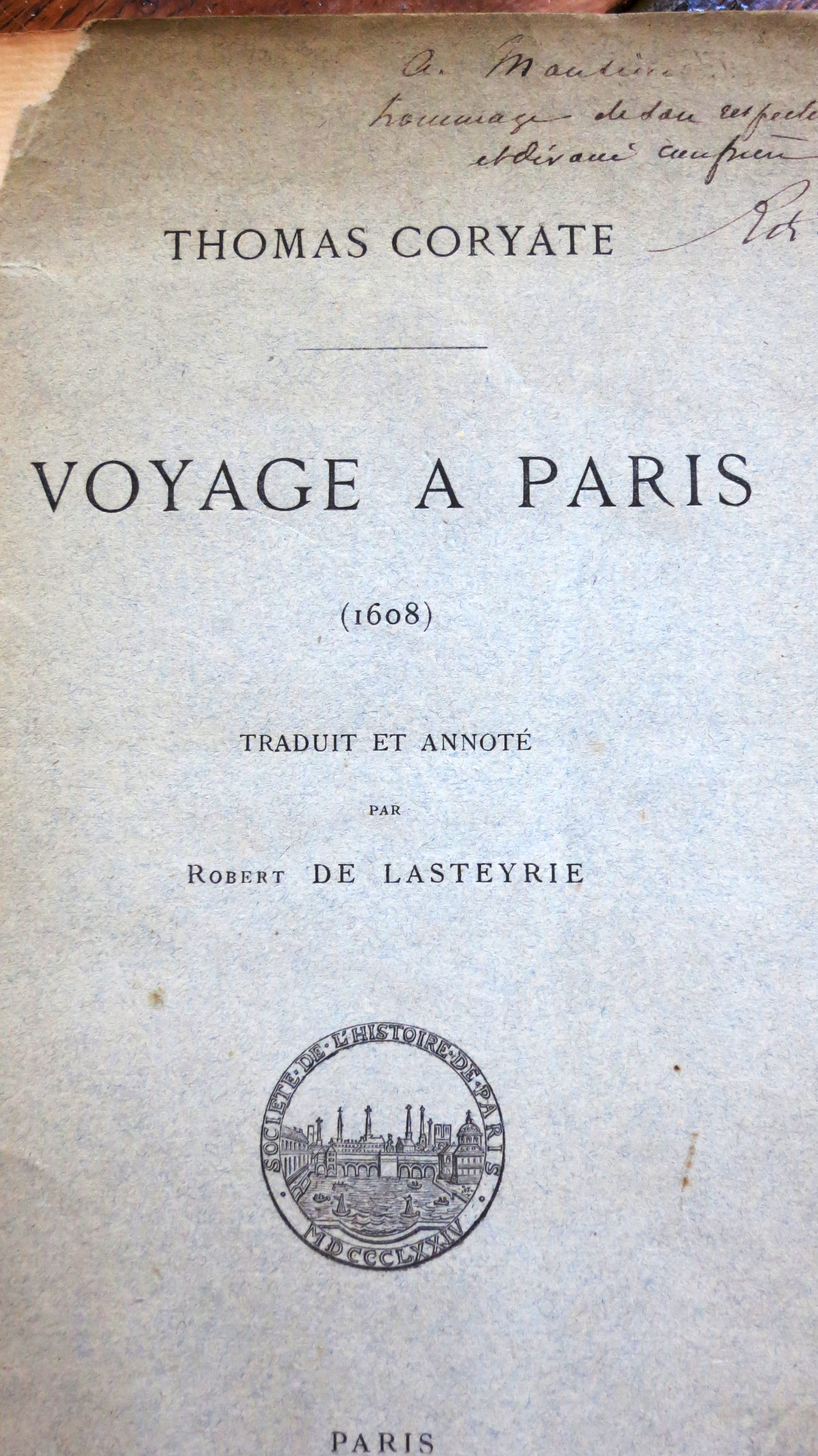 Voyage à Paris