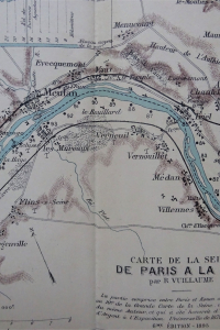 Carte de la Seine de Paris à la mer au 125.000e.