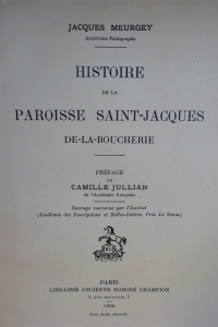 Histoire de la Paroisse Saint Jacques de la Boucherie