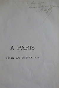 A Paris du 22 mars au 25 mai 1871