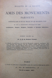 Bulletin de la Société des Amis des Monuments parisiens