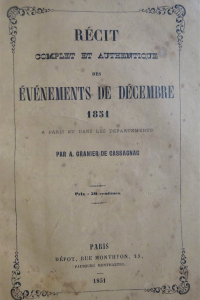 Récit complet et authentique des événements de décembre 1851