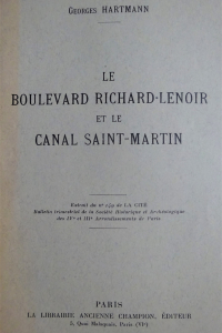 Le boulevard Richard-Lenoir et le canal Saint-Martin