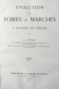 Evolutions des foires et marchés à travers les siècles