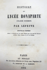 Histoire du lycée Bonaparte