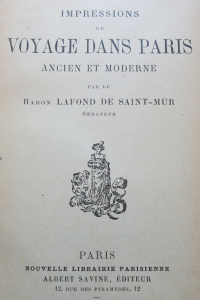 Impressions de voyage dans Paris ancien et moderne