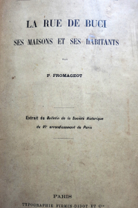 La rue de Buci Ses Maisons Ses Habitants