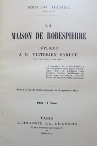 La Maison de Robespierre