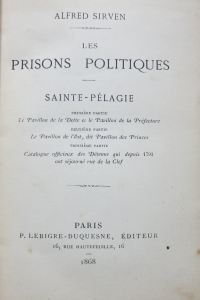 Les prisons politiques Sainte Pélagie