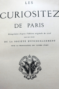 Les curiositez de Paris