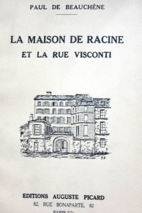 La Maison de Racine et la rue Visconti