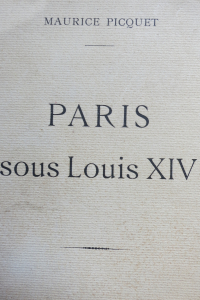 Paris sous Louis XIV