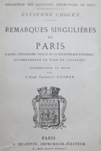 Remarques singulières de Paris