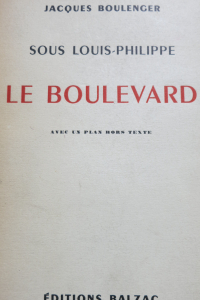 Sous Louis-Philippe. Le Boulevard